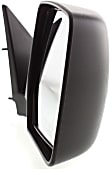 Driver and Passenger Side Mirrors, Power Adjust, Manual Folding, Non-Heated, Textured Black, No Signal Light, No Memory, No Puddle Light, No Auto-Dimming, No Blind Spot Feature