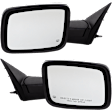 Driver and Passenger Side Mirror, Power Adjust, Heated, Manual Folding, Paintable, In-housing Signal Light, No Memory, With Puddle Light, No Auto-Dimming, No Blind Spot Feature