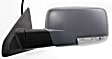 Driver and Passenger Side Mirror, Power Adjust, Heated, Manual Folding, Paintable, In-housing Signal Light, No Memory, With Puddle Light, No Auto-Dimming, No Blind Spot Feature