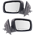 Driver and Passenger Side Mirror, Power Adjust, Heated, Manual Folding, Paintable, No Signal Light, No Memory, No Puddle Light, No Auto-Dim, No Blind Spot Feature