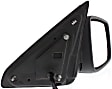 Driver and Passenger Side Mirror, Power Adjust, Heated, Manual Folding, Textured Black, In-housing Signal Light, No Memory, With Puddle Light, No Auto-Dimming, No Blind Spot Feature