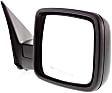 Driver and Passenger Side Mirror, Manual Adjust, Non-Heated, Manual Folding, Textured Black, No Signal Light, No Memory, No Puddle Light, No Auto-Dim, No Blind Spot Feature