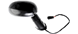 2008-2012 Dodge Challenger - Driver and Passenger Side Mirrors, Power, Manual Folding, Heated, Paintable, No Signal Light, No Memory, No Puddle Light, No Auto-Dimming, No Blind Spot Feature