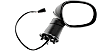 2008-2012 Dodge Challenger - Driver and Passenger Side Mirrors, Power, Manual Folding, Heated, Paintable, No Signal Light, No Memory, No Puddle Light, No Auto-Dimming, No Blind Spot Feature