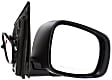 Driver and Passenger Side Mirror, Power Adjust, Heated, Manual Folding, Textured Black, No Signal Light, No Memory, No Puddle Light, No Auto-Dimming, No Blind Spot Feature