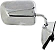 Driver and Passenger Side Mirror, Manual Adjust, Non-Heated, Manual Folding, Chrome, No Signal Light, No Memory, No Puddle Light, No Auto-Dimming, No Blind Spot Feature