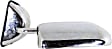 Driver and Passenger Side Mirror, Manual Adjust, Non-Heated, Manual Folding, Chrome, No Signal Light, No Memory, No Puddle Light, No Auto-Dimming, No Blind Spot Feature