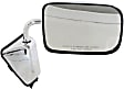 Driver and Passenger Side Mirror, Manual Adjust, Non-Heated, Manual Folding, Chrome, No Signal Light, No Memory, No Puddle Light, No Auto-Dimming, No Blind Spot Feature