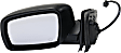 2018 Dodge Journey GT - Driver and Passenger Side Mirror, Power Adjust, Heated, Textured Black, Manual Folding, No Signal Light, No Blind Spot Feature, No Memory, No Puddle Light, No Auto-Dimming