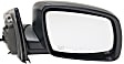 2018 Dodge Journey GT - Driver and Passenger Side Mirror, Power Adjust, Heated, Textured Black, Manual Folding, No Signal Light, No Blind Spot Feature, No Memory, No Puddle Light, No Auto-Dimming