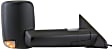 Driver and Passenger Side Towing Mirror, Power Adjust, Heated, Manual Folding, Textured Black, In-housing Signal Light, No Memory, With Puddle Light, No Auto-Dimming, No Blind Spot Feature