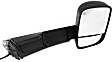 Driver and Passenger Side Towing Mirror, Power Adjust, Heated, Manual Folding, Textured Black, In-housing Signal Light, No Memory, With Puddle Light, No Auto-Dimming, No Blind Spot Feature