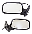 Driver and Passenger Side Mirrors, Power, Manual Folding, Heated, Textured Black, No Signal Light, No Memory, No Puddle Light, No Auto-Dimming, No Blind Spot Feature