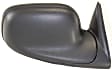 Driver and Passenger Side Mirrors, Power, Manual Folding, Heated, Textured Black, No Signal Light, No Memory, No Puddle Light, No Auto-Dimming, No Blind Spot Feature