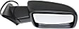 Driver and Passenger Side Mirror, Power Adjust, Heated, Manual Folding, Textured Black, No Signal Light, No Memory, No Puddle Light, No Auto-Dimming, No Blind Spot Feature
