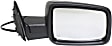 Driver and Passenger Side Mirror, Power Adjust, Heated, Manual Folding, Textured Black, No Signal Light, No Memory, No Puddle Light, No Auto-Dimming, No Blind Spot Feature