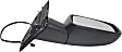 Driver and Passenger Side Mirror, Power Adjust, Heated, Manual Folding, Textured Black, No Signal Light, No Memory, No Puddle Light, No Auto-Dimming, No Blind Spot Feature