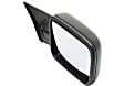 Driver and Passenger Side Mirror, Manual Adjust, Non-Heated, Manual Folding, Textured Black, No Signal Light, No Memory, No Puddle Light, No Auto-Dimming, No Blind Spot Feature