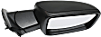 Driver and Passenger Side Mirror, Manual Adjust, Non-Heated, Manual Folding, Textured Black, No Signal Light, No Memory, No Puddle Light, No Auto-Dimming, No Blind Spot Feature