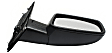 Driver and Passenger Side Mirror, Manual Adjust, Non-Heated, Manual Folding, Textured Black, No Signal Light, No Memory, No Puddle Light, No Auto-Dimming, No Blind Spot Feature