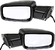 Driver and Passenger Side Mirror, Power Adjust, Heated, Power Folding, Paintable, In-housing Signal Light, No Memory, With Puddle Light, No Auto-Dim, No Blind Spot Feature