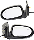 Driver and Passenger Side Mirrors, Power Adjust, Non-Folding, Heated, Textured Black, No Signal Light, No Memory, No Puddle Light, No Auto-Dimming, No Blind Spot Feature