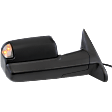 Driver and Passenger Side Towing Mirror, Power, Manual Folding, Heated, Textured Black, In-housing Signal Light, No Memory, With Puddle Light, No Auto-Dimming, With Blind Spot Glass