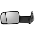 Towing Mirror, Manual Adjust, Non-Heated, Manual Folding, Textured Black, No Signal Light, No Memory, No Puddle Light, No Auto-Dim, With Blind Spot Glass