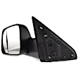 Towing Mirror, Manual Adjust, Non-Heated, Manual Folding, Textured Black, No Signal Light, No Memory, No Puddle Light, No Auto-Dim, With Blind Spot Glass