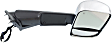 Driver and Passenger Side Towing Mirrors, Power, Heated, Manual Folding, Chrome, In-housing Signal Light, With Memory, With Puddle Light, With Blind Spot Glass, With Temperature Sensor
