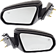 Driver and Passenger Side Mirrors, Power, Manual Folding, Heated, Paintable, No Signal Light, No Memory, No Puddle Light, No Auto-Dimming, No Blind Spot Feature