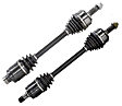 SET-DSS3618N Front, Driver and Passenger Side Axle Assembly - New Set of 2
