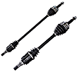 SET-DSS4947N Front, Driver and Passenger Side Axle Assembly - New Set of 2, 1.8L, 4Cyl