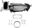 Front and Rear Catalytic Converter, 2.4L, 4Cyl, Federal EPA Standard, 46-State Legal (Cannot ship to CA, CO, NY or ME), Sedan, Direct Fit