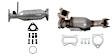 Front and Rear Catalytic Converter, 2.4L, 4Cyl, Federal EPA Standard, 46-State Legal (Cannot ship to CA, CO, NY or ME), Direct Fit