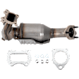 2017 Honda Accord - Front and Rear Catalytic Converter, 2.4L 4Cyl, Federal EPA Standard, 46-State Legal (Cannot ship to CA, CO, NY or ME), Automatic Transaxle