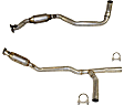 2004 Dodge Ram 1500 - Driver and Passenger Side Catalytic Converter, 6 Cyl 3.7L, Federal EPA Standard, 46-State Legal (Cannot ship to CA, CO, NY or ME), Undercar