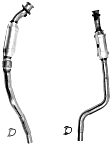 SET-EAST20454 Catalytic Converter, 3.6L, 6Cyl, Federal EPA Standard, 46-State Legal (Cannot ship to CA, CO, NY or ME), Direct Fit