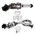 Driver and Passenger Side Catalytic Converters, Federal EPA Standard, 46-State Legal (Cannot ship to CA, CO, NY or ME)