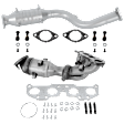 Rear Catalytic Converter, 2.5L, 4Cyl, Federal EPA Standard, 46-State Legal (Cannot ship to CA, CO, NY or ME), Direct Fit