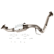 Rear, Driver and Passenger Side Catalytic Converter, 4.0L, 6Cyl, Federal EPA Standard, 46-State Legal (Cannot ship to CA, CO, NY or ME), Direct Fit