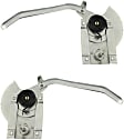 Front, Driver and Passenger Side Manual Window Regulator, Without Motor