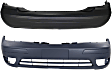 2005 Ford Focus - Front and Rear Primed Bumper Cover, For Models Without Appearance Package, Sedan