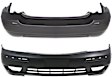 Front and Rear Primed Bumper Cover CAPA Certified