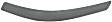 Front, Driver and Passenger Side Bumper Trim, Textured