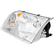Driver and Passenger Side Halogen Headlight, With bulb(s), OE Replacement
