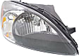 Driver and Passenger Side Halogen Headlight, Without bulb(s), OE Replacement