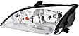 2005 Ford Focus - Driver and Passenger Side Halogen Headlight, With bulb(s), OE Replacement