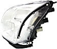 Driver and Passenger Side Halogen Headlight, With bulb(s), OE Replacement
