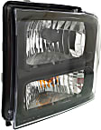 Driver and Passenger Side Halogen Headlight, With bulb(s), OE Replacement